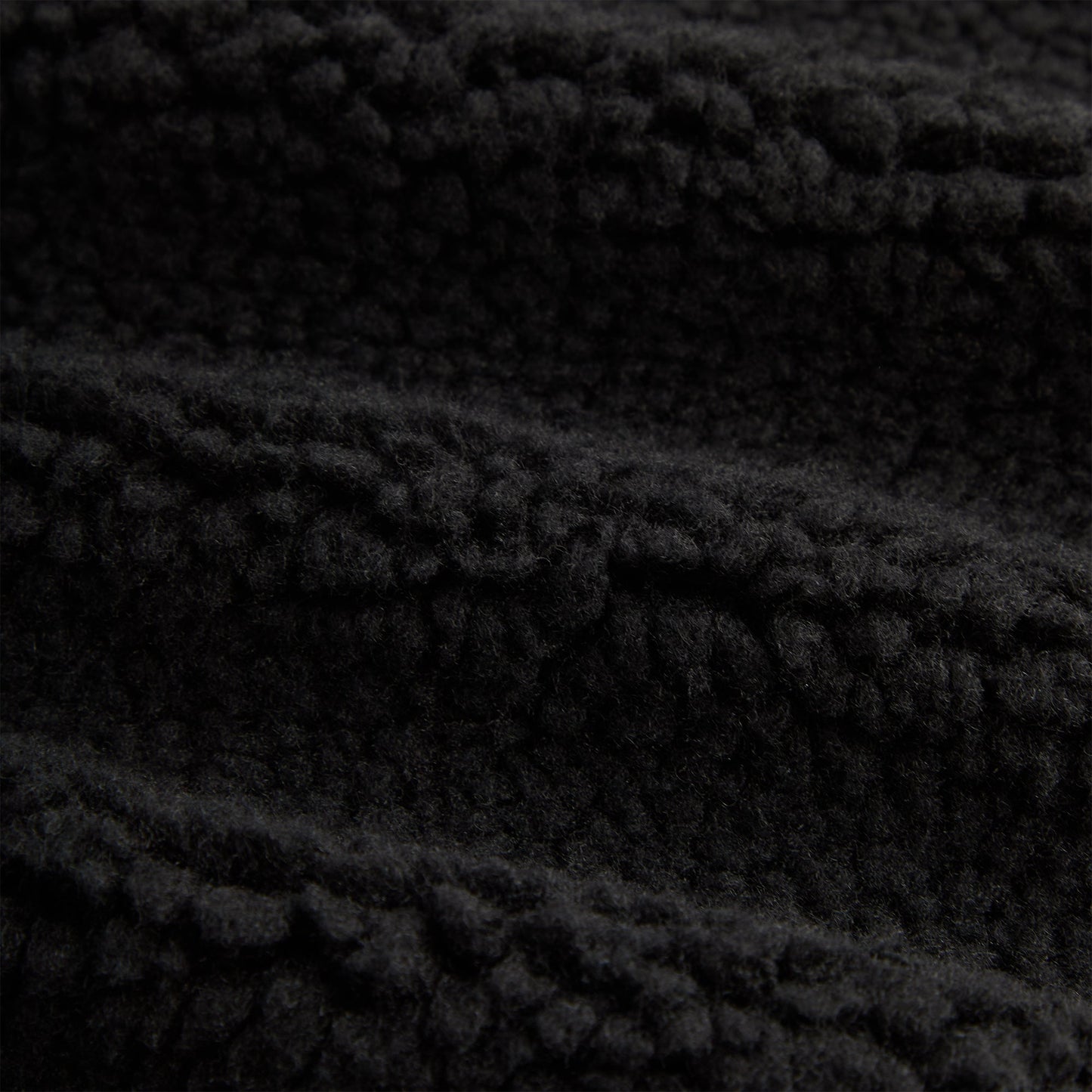 Batman | Kith Quarter Zip Sherpa Jacket - Black