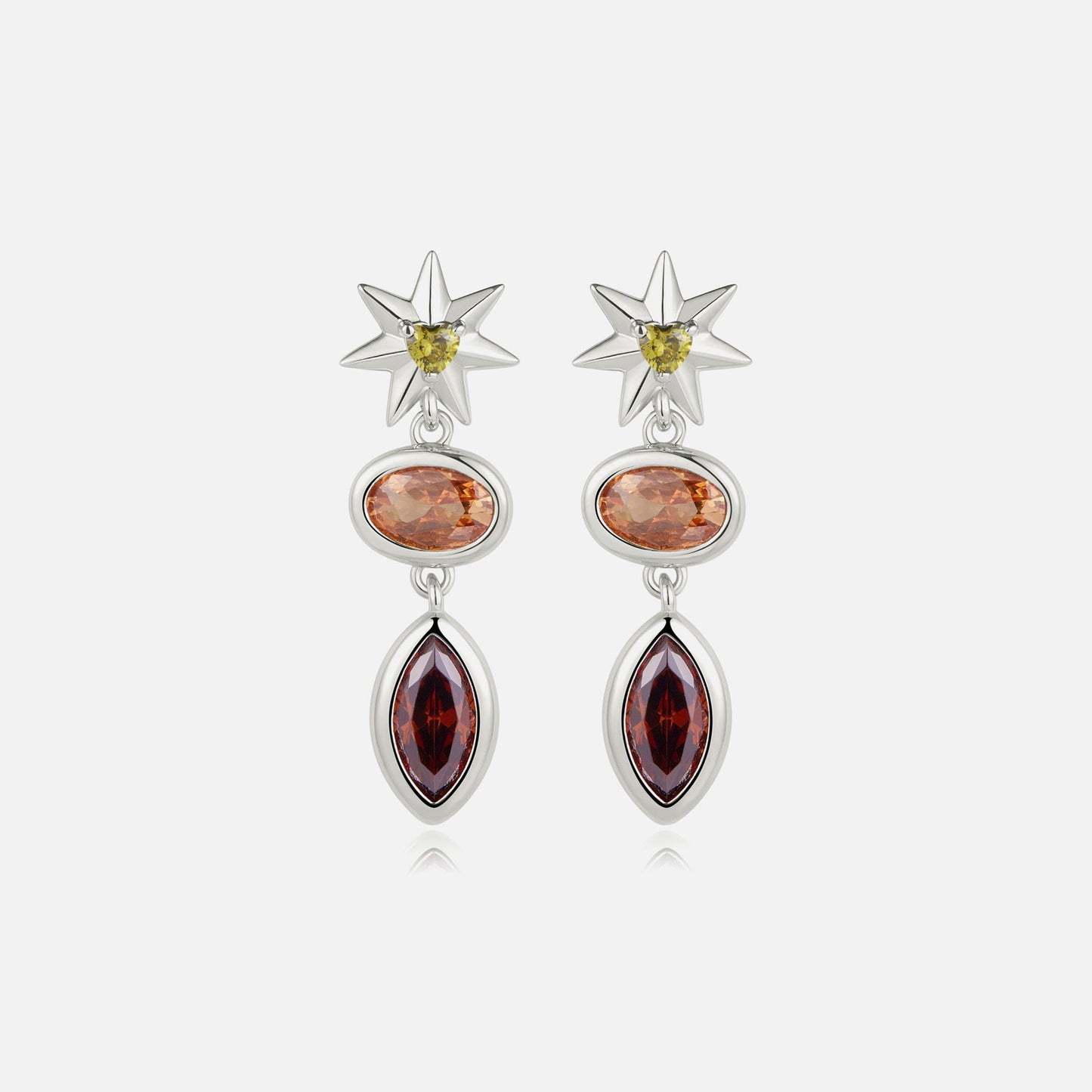 Luv AJ The Starry Stone Studs - Silver