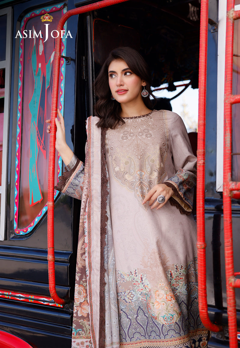 AJPL-16 PRINTED ARABIC LAWN 3 PCS
