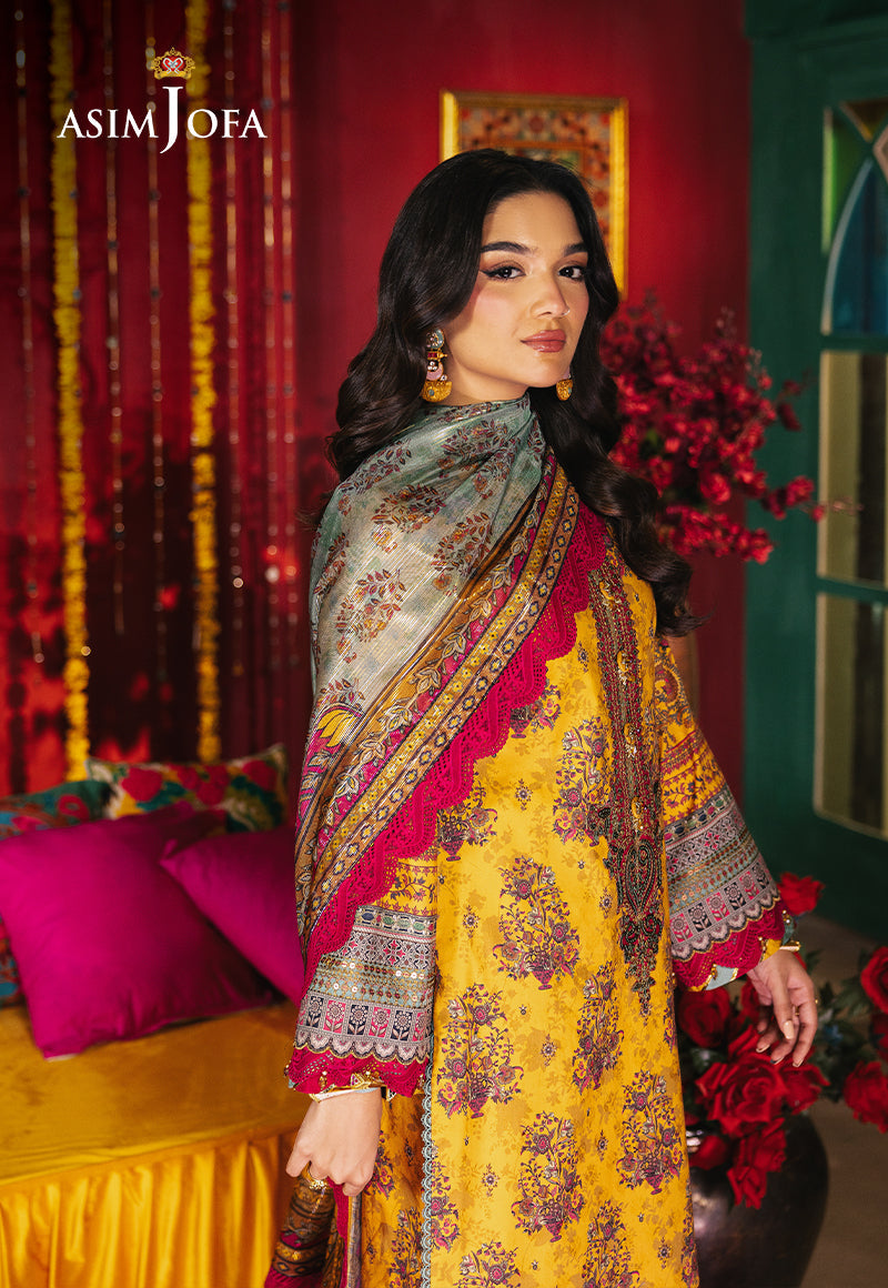 AJRA-16 EMBROIDERED JACQUARD 3 PCS