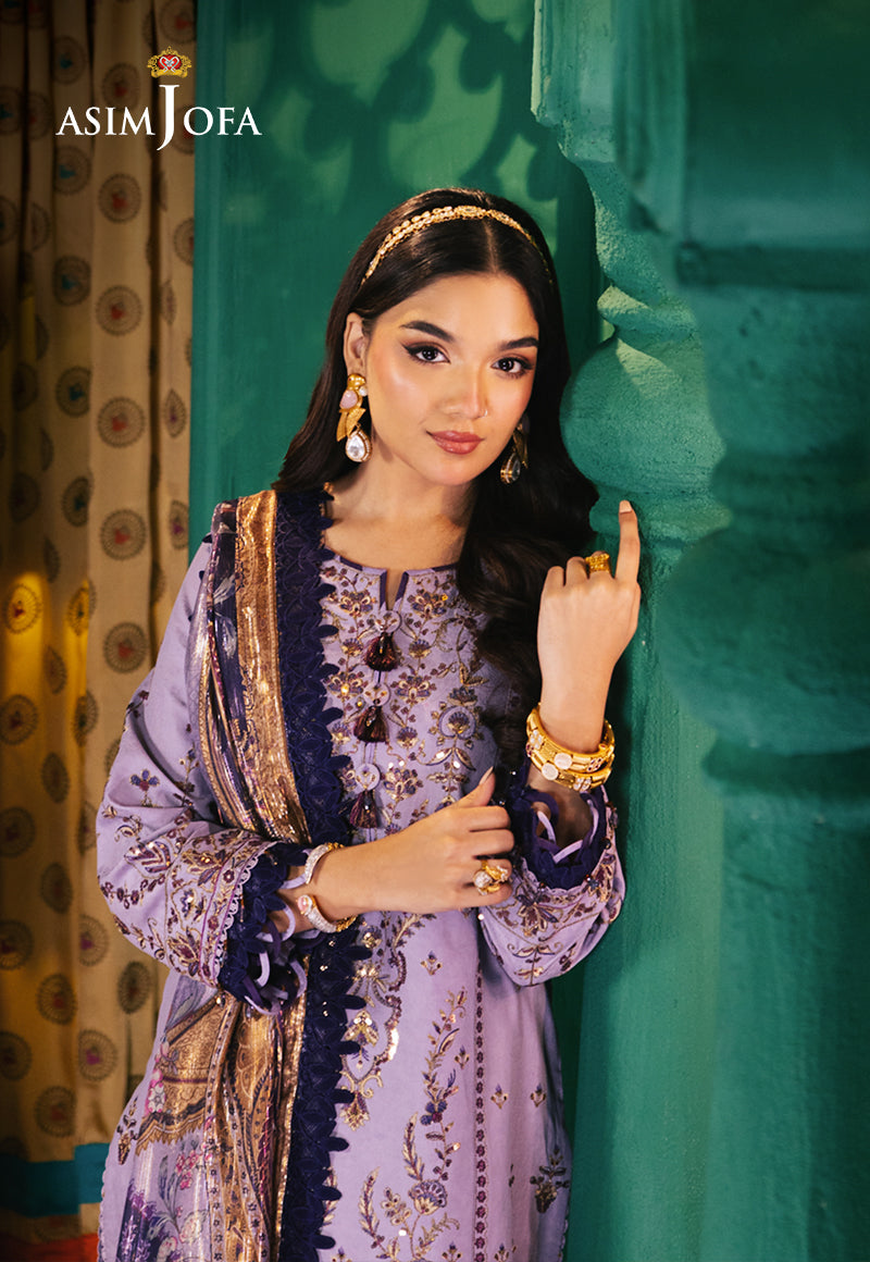 AJRA-19 EMBROIDERED JACQUARD 3 PCS