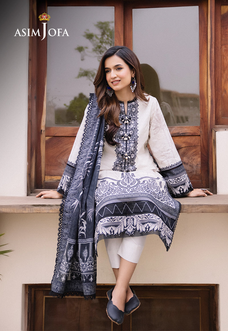 AJBU-17 PRINTED LAWN 3 PCS