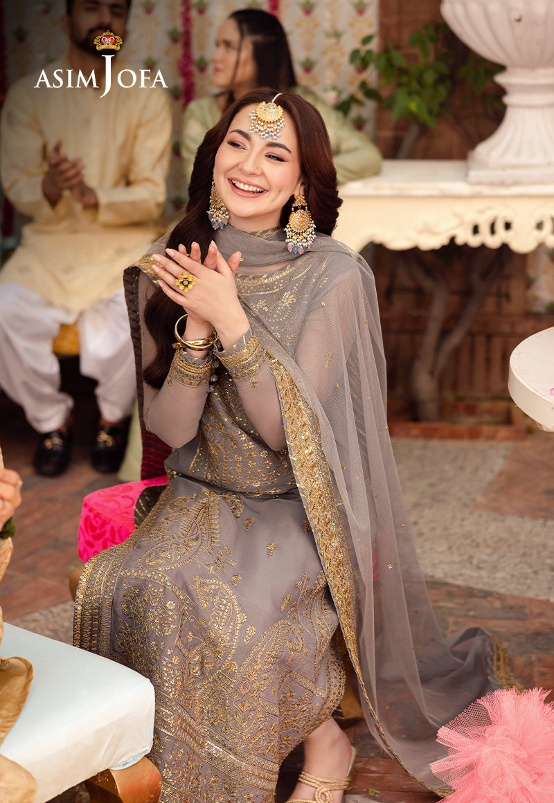 AJMJ-27 EMBROIDERED CHIFFON 3 PCS