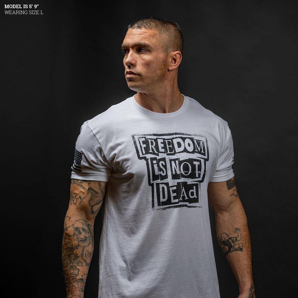 Freedom Is Not Dead T-Shirt - White