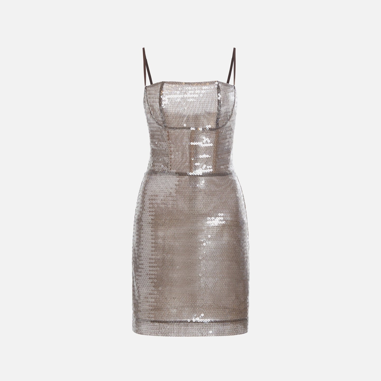 Nensi Dojaka Kendall Mini Dress - Brown