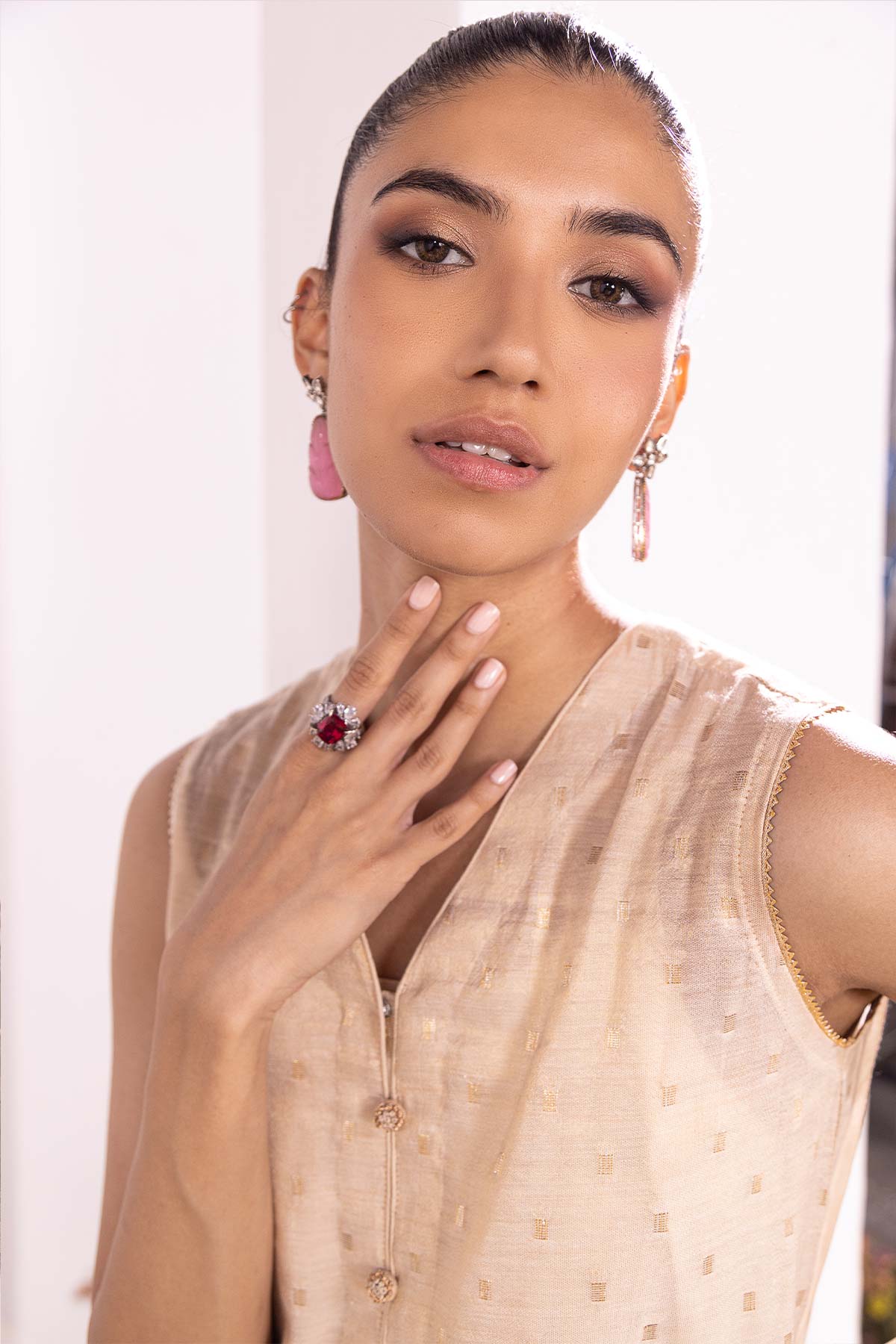 Dyed Zari Kurti