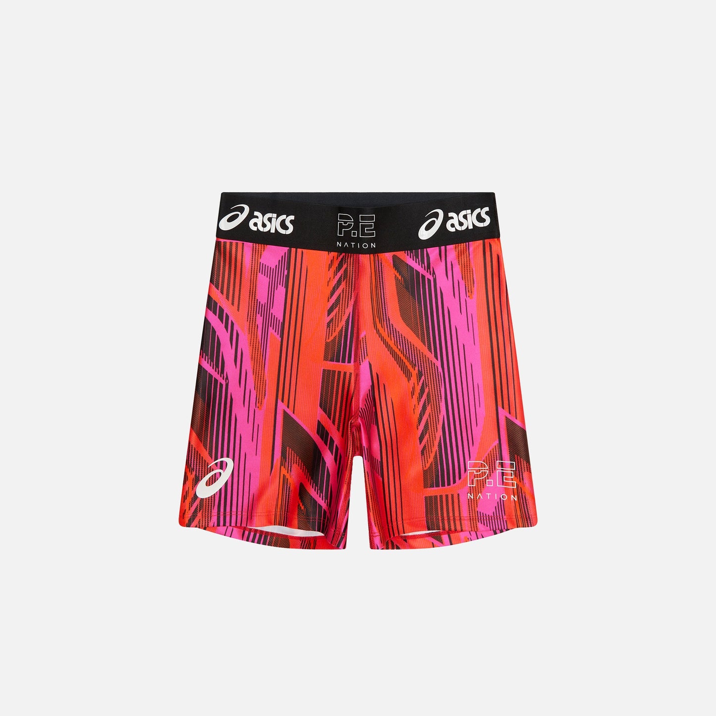 P.E Nation x Asics Persistence Bike Short - Asics Print