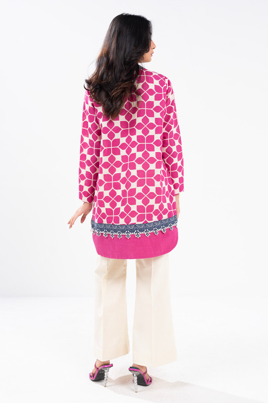 2 Piece Printed Khaddar Suit With Khaddar Trouser