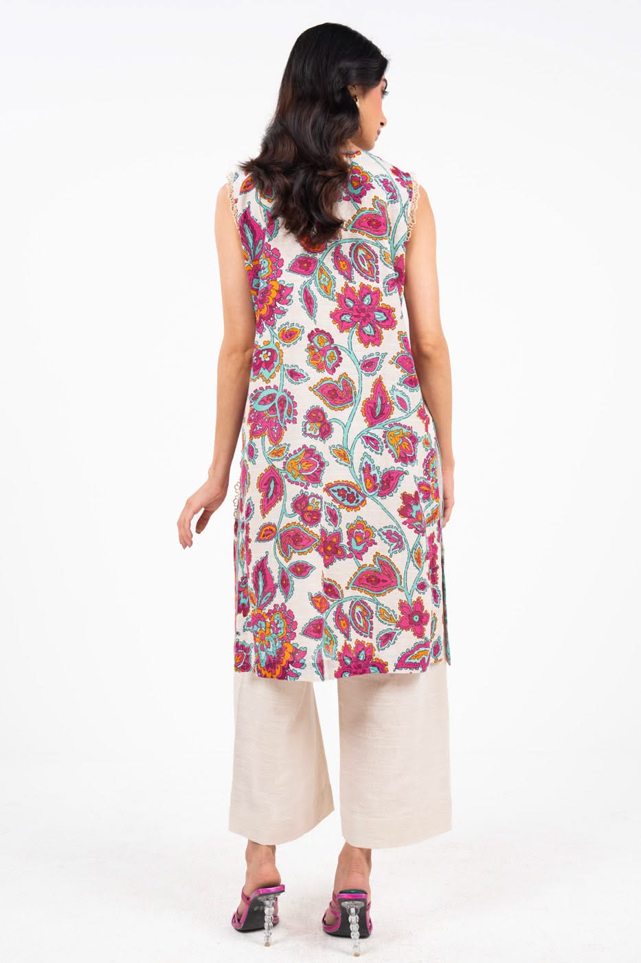2 Piece Printed Cambric Suit with Dupatta