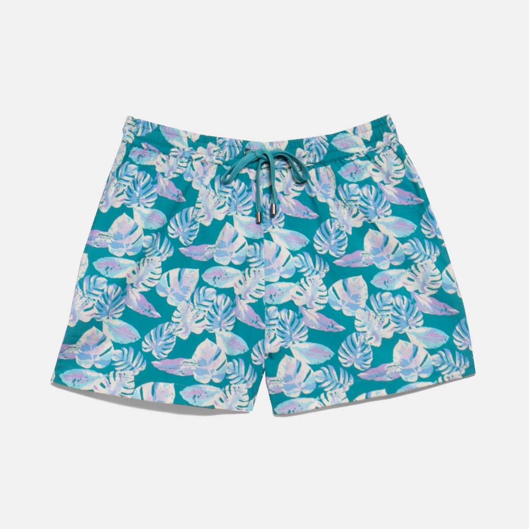 Palm Print Cabana Set