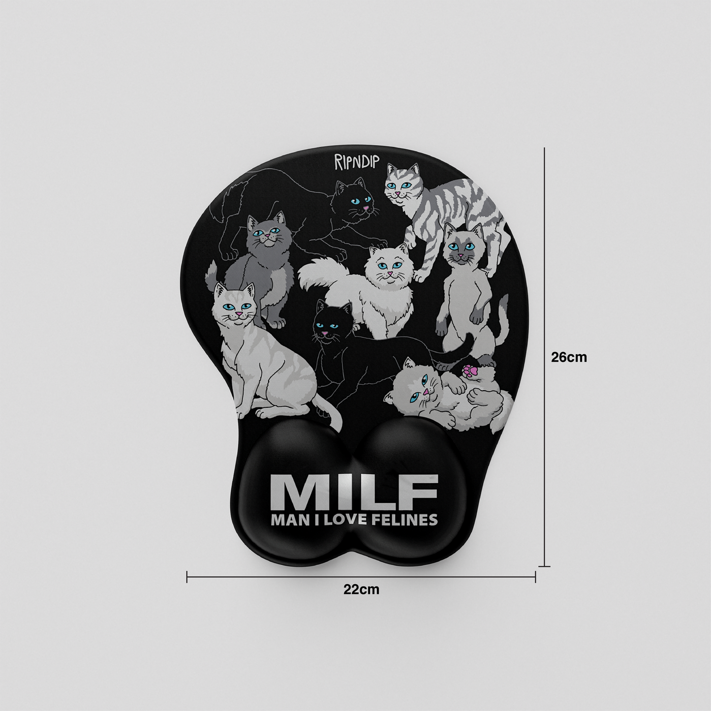 Man I Love Felines Mousepad (Asst)