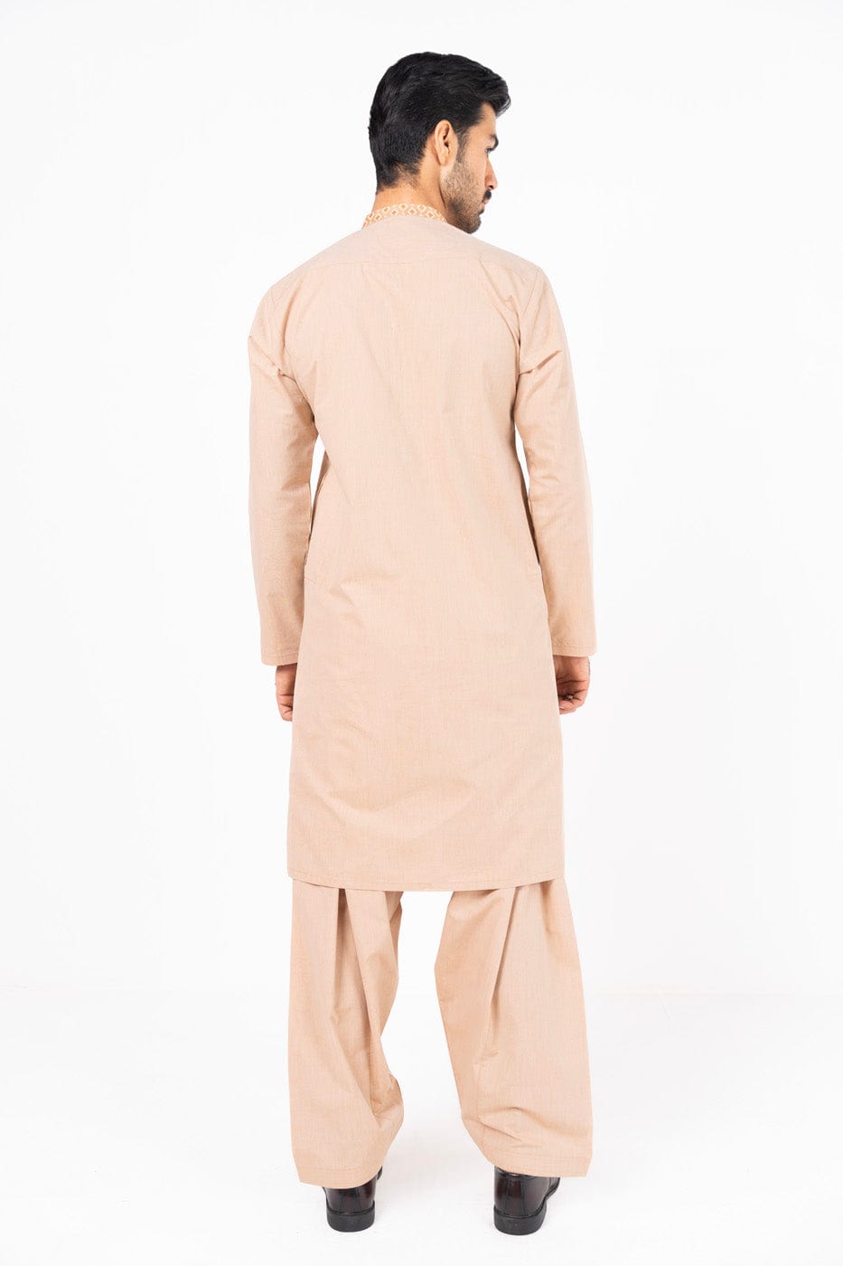 Dyed Embroidered Shamrey Shalwar Kameez