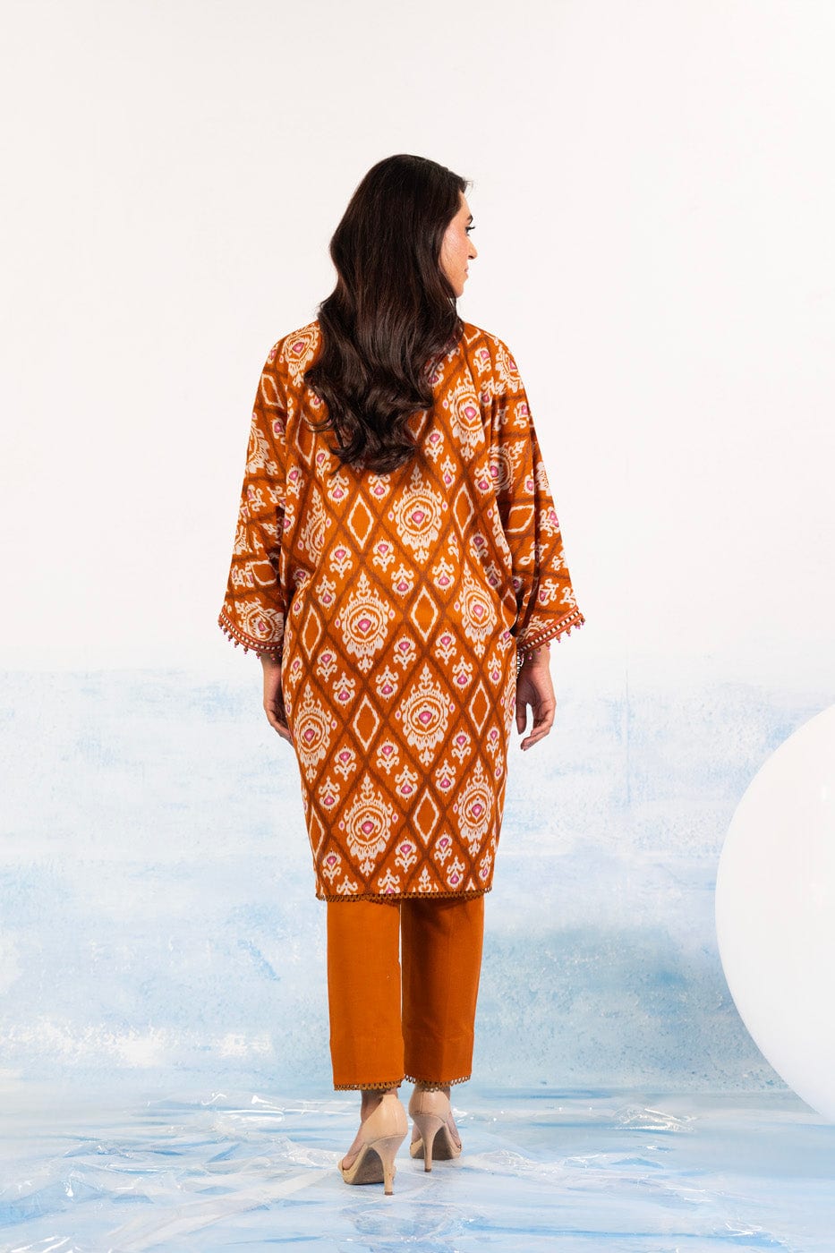 1 Pc Printed Silver Lawn Shirt