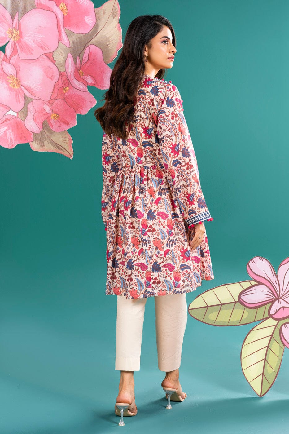 1 Pc Printed Lawn Shirt