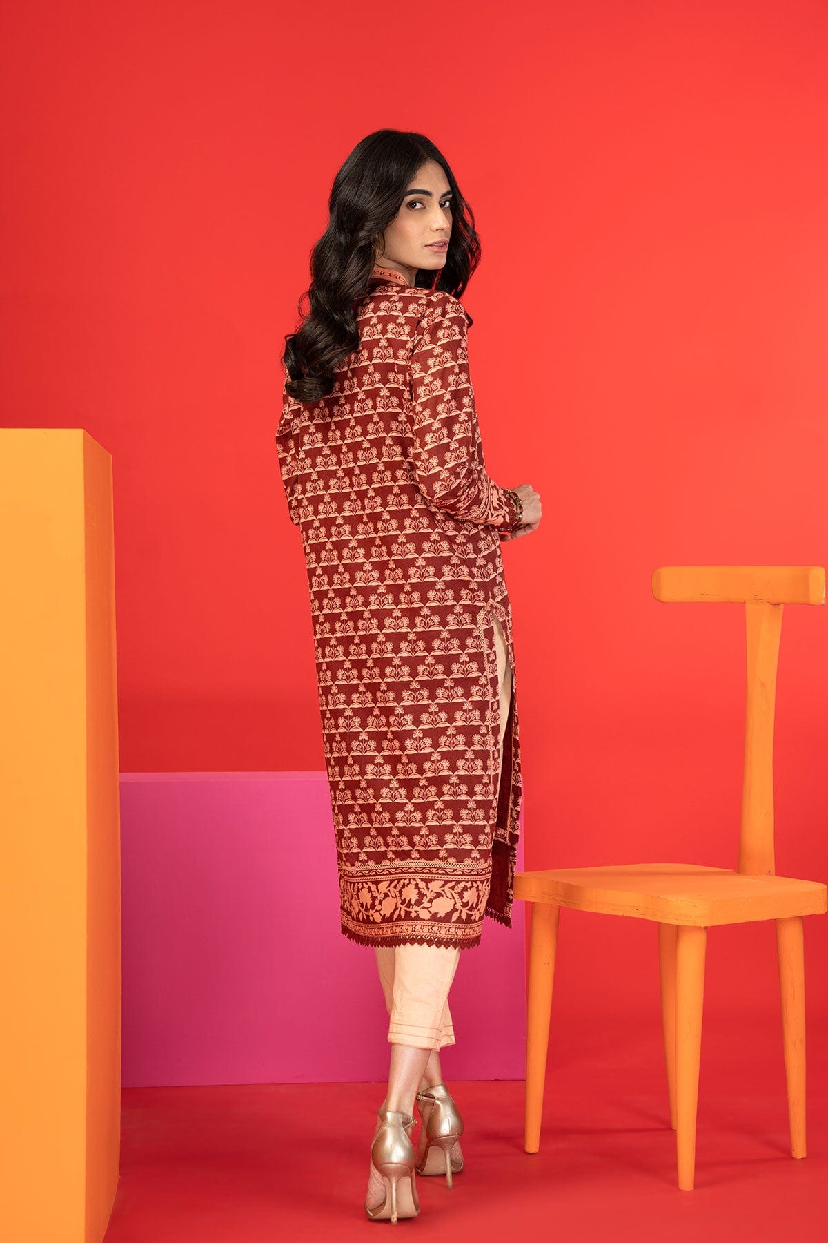 1 Pc Printed Lawn Shirt