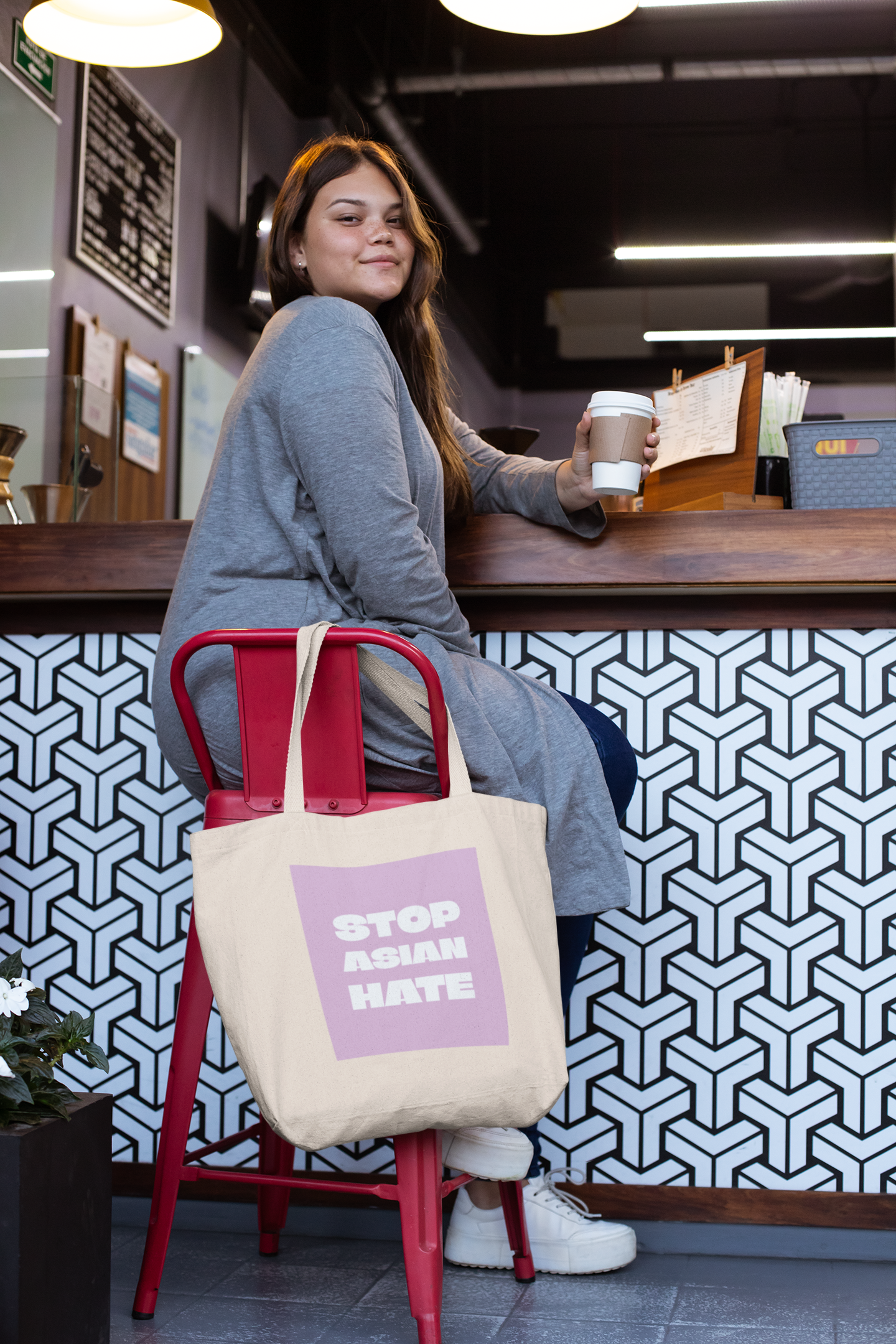 Stop Asian Hate Tote Bag