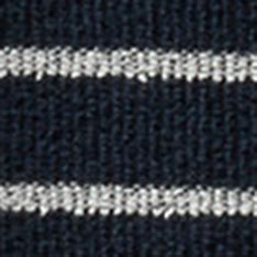 The Adams Crew in Dark Navy Stripe Reverse Terry