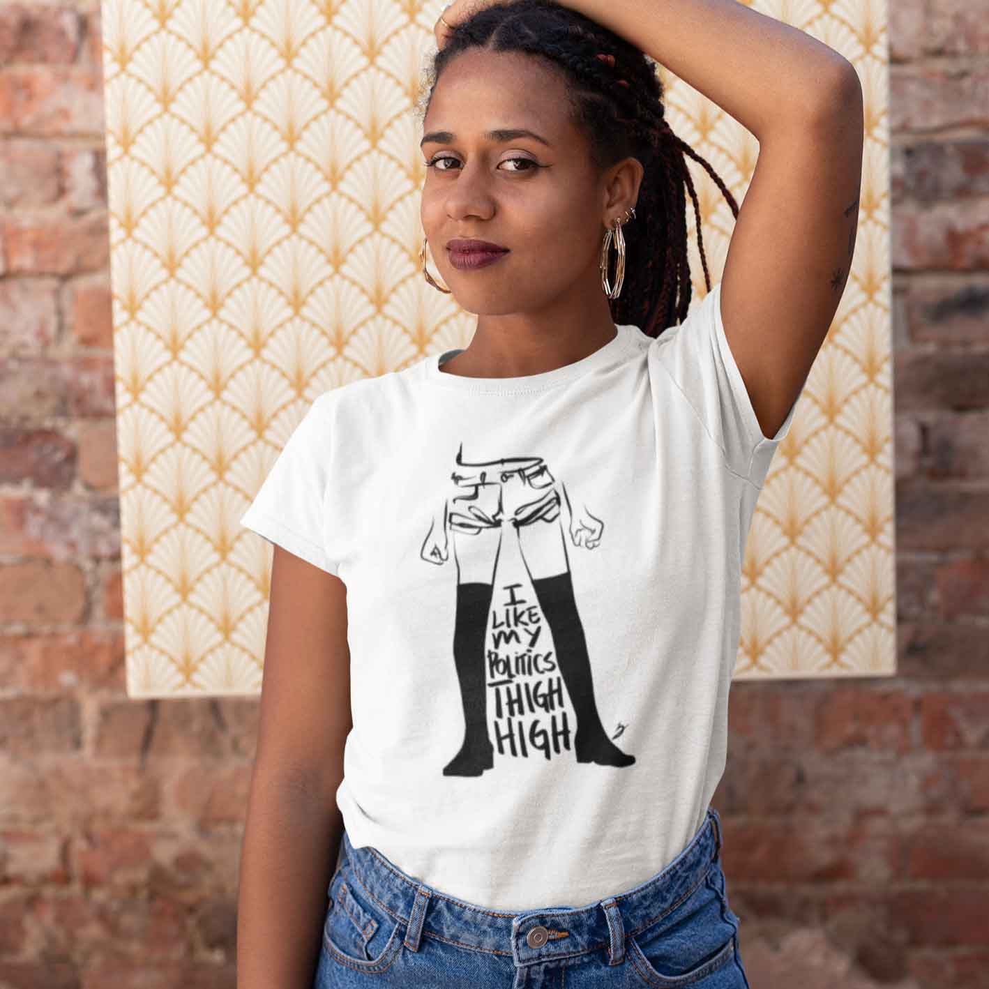 The Outrage x Lauren Duca Thigh High Tee