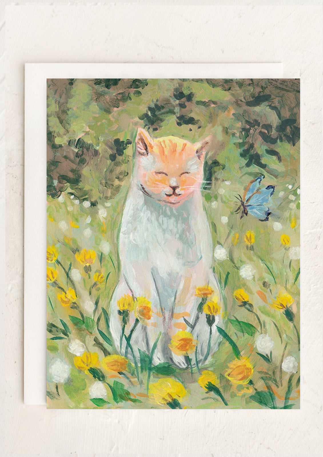 Meadow Cat Blank Card