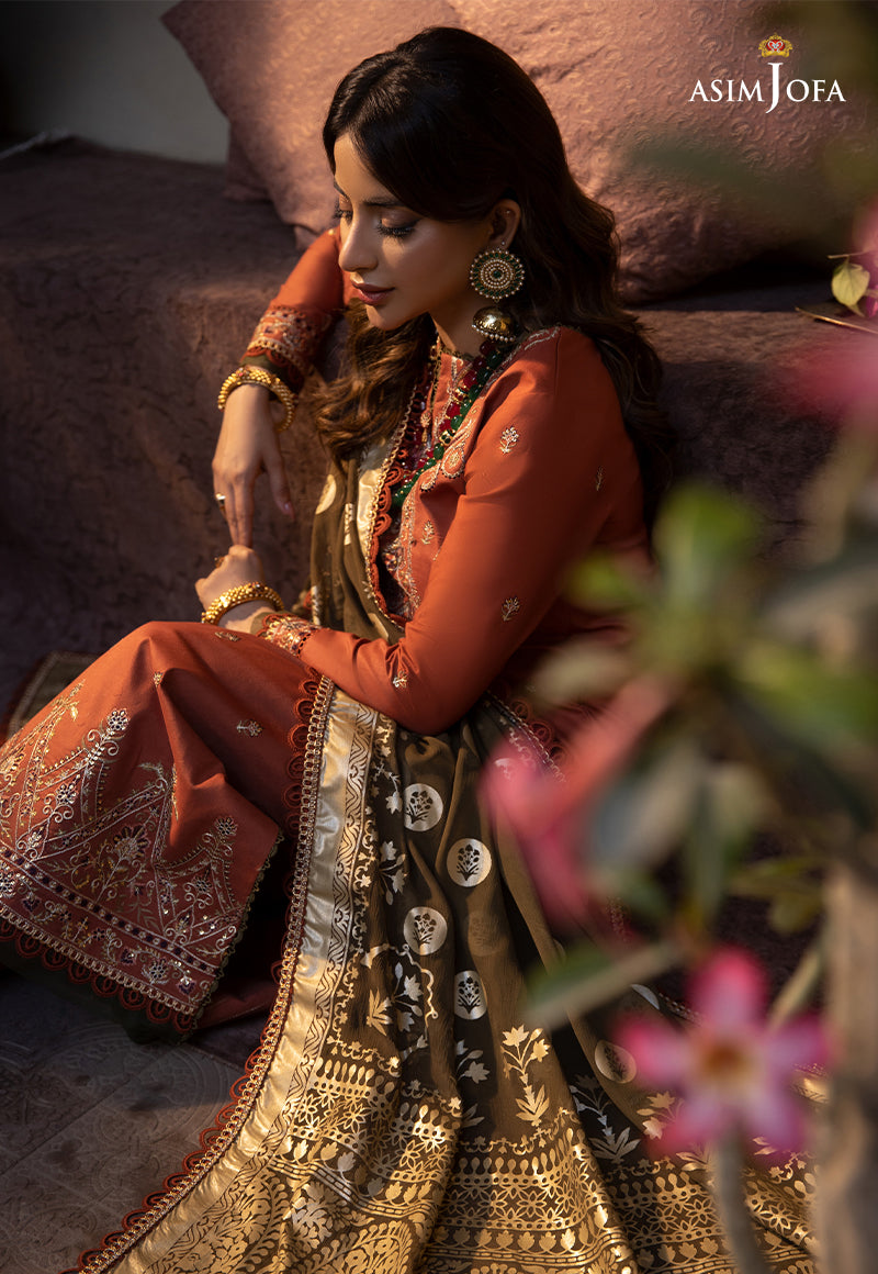 AJZB-14 EMBROIDERED CAMBRIC 3 PCS