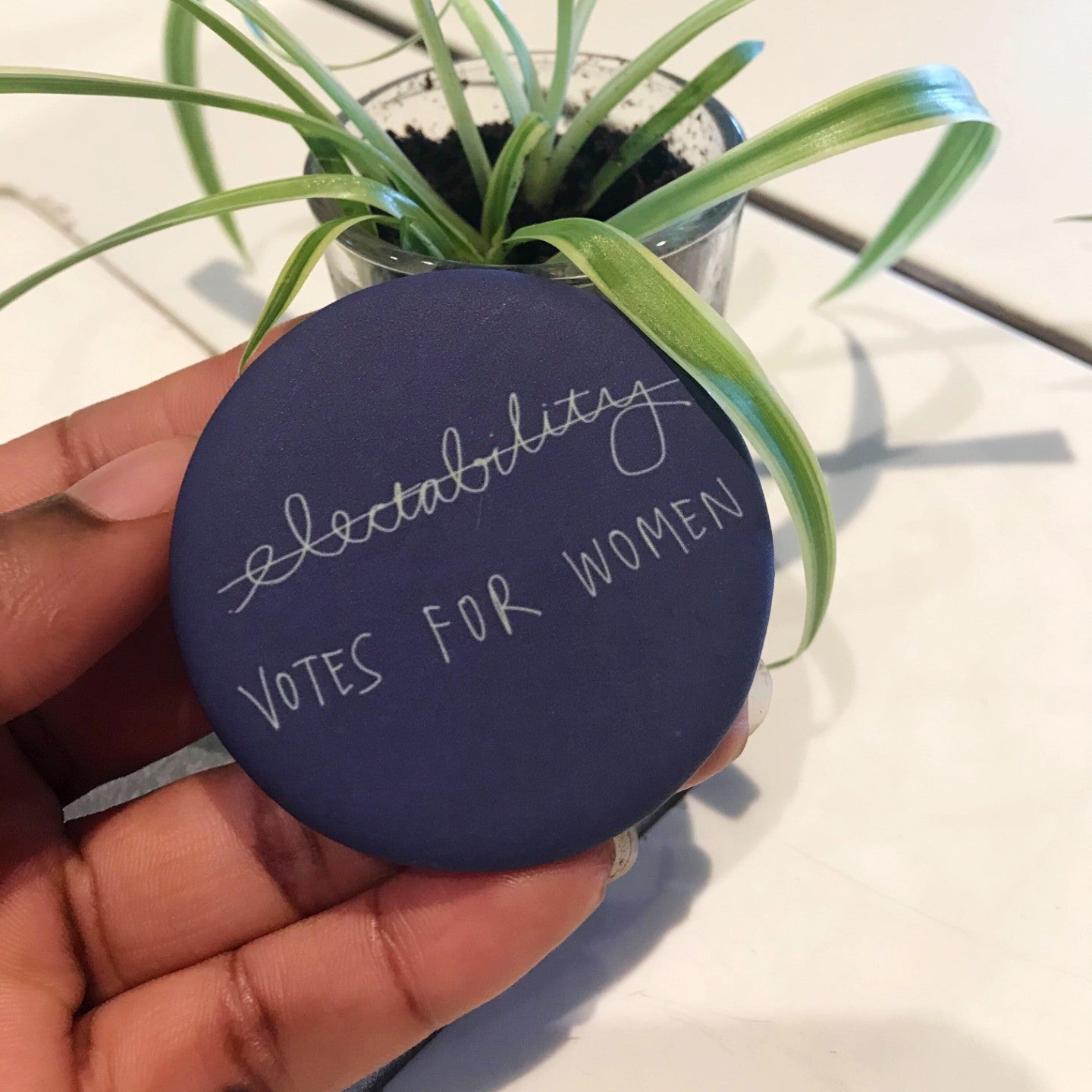 Electability Votes For Women Button