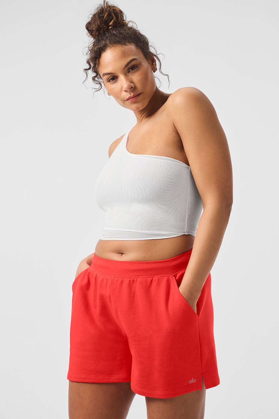 Mesh Sheer Illusion Tank - White