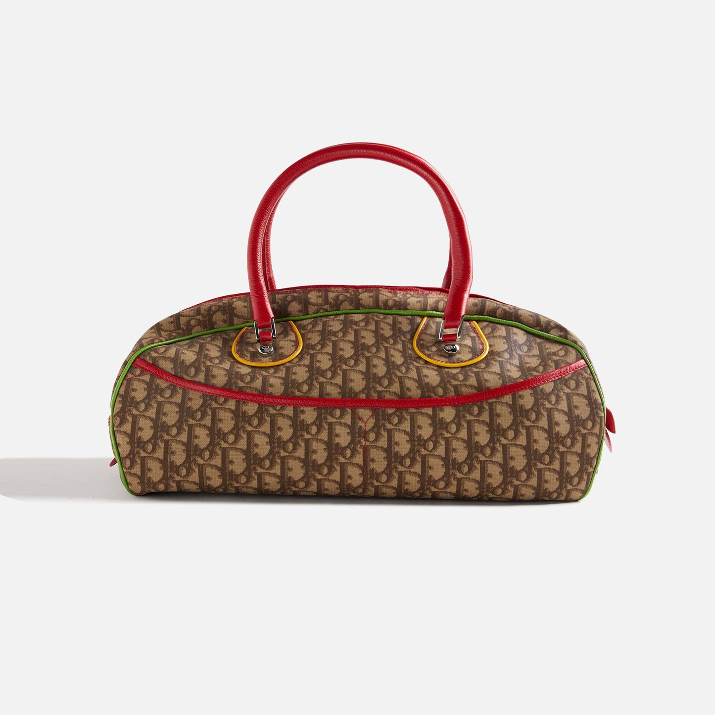 WGACA Dior Coated Canvas Rasta Bowler - Brown