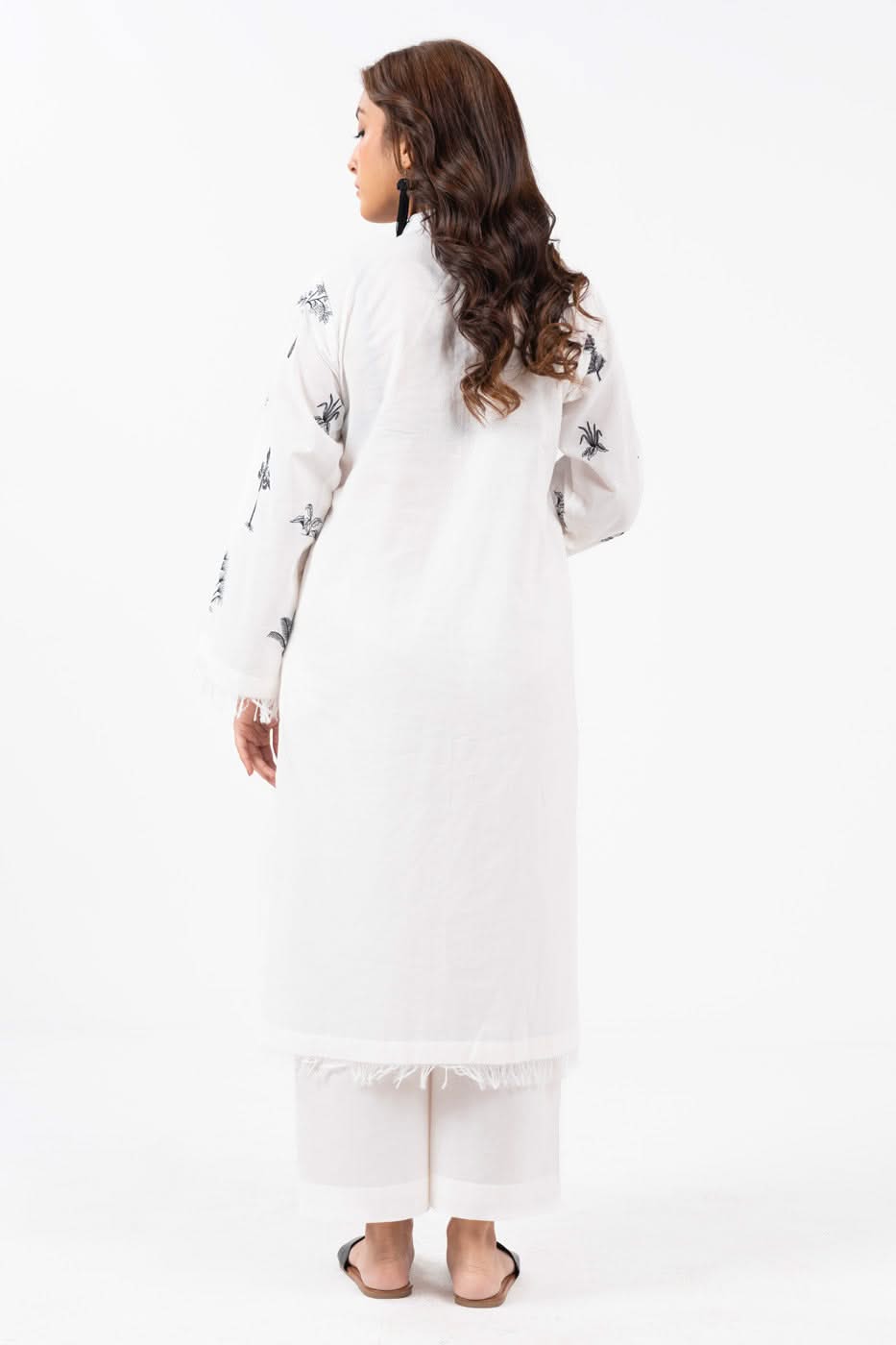 Stitched - 2 Pc Embroidered Cambric Outfit