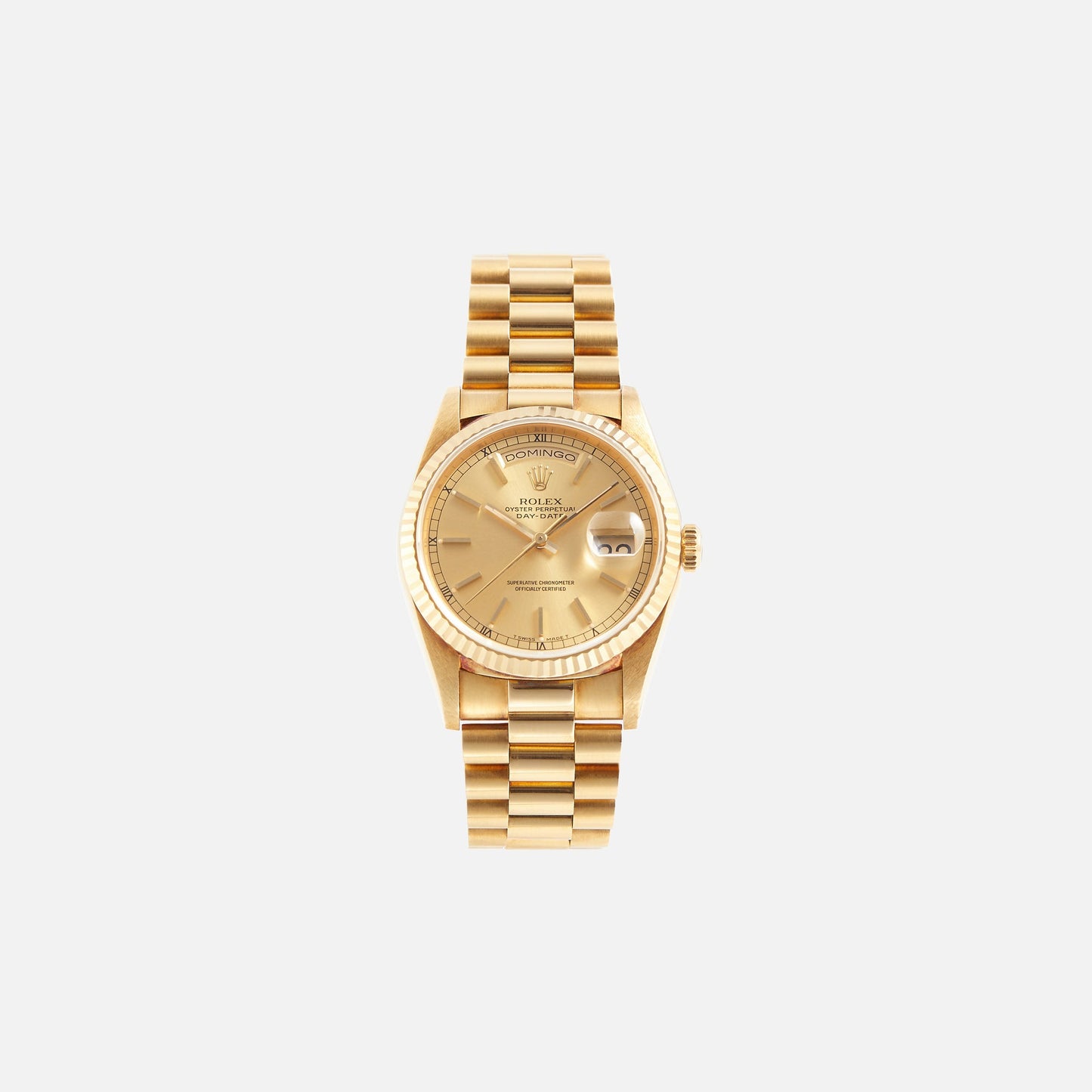 Wind Vintage Rolex Day-Date "Spanish" Reference 18238 - 18K Yellow Gold