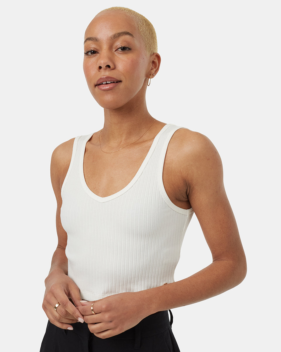 Cropped Fitted Tank