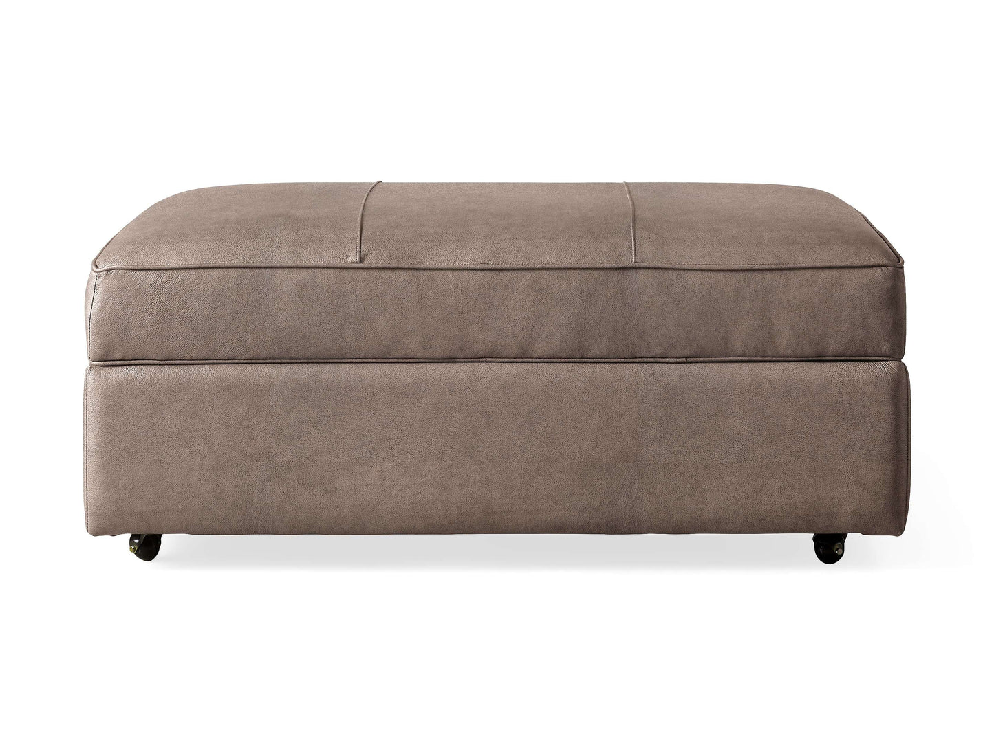 Filmore Leather Storage Ottoman