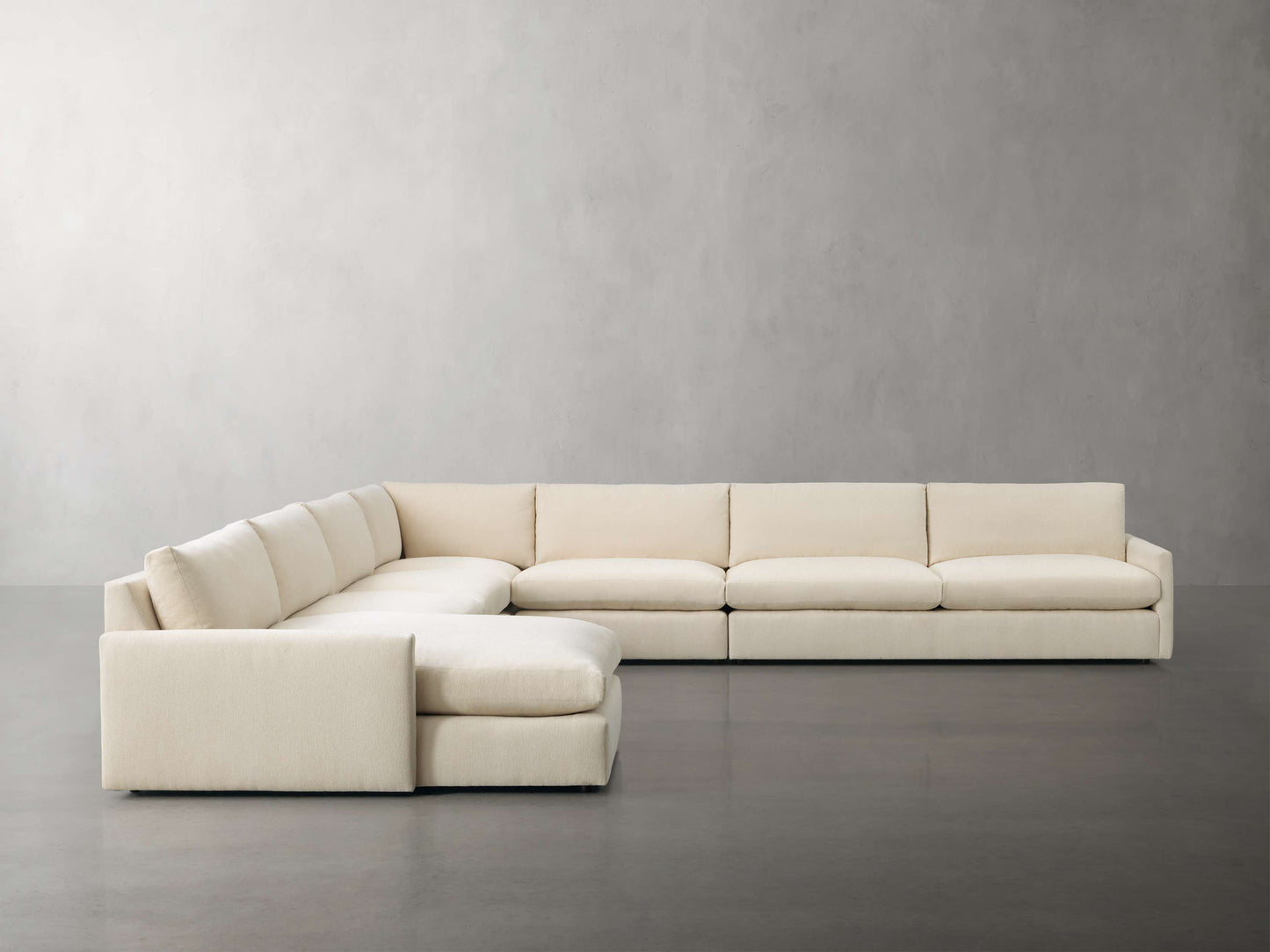 Kipton Five Piece Chaise Sectional
