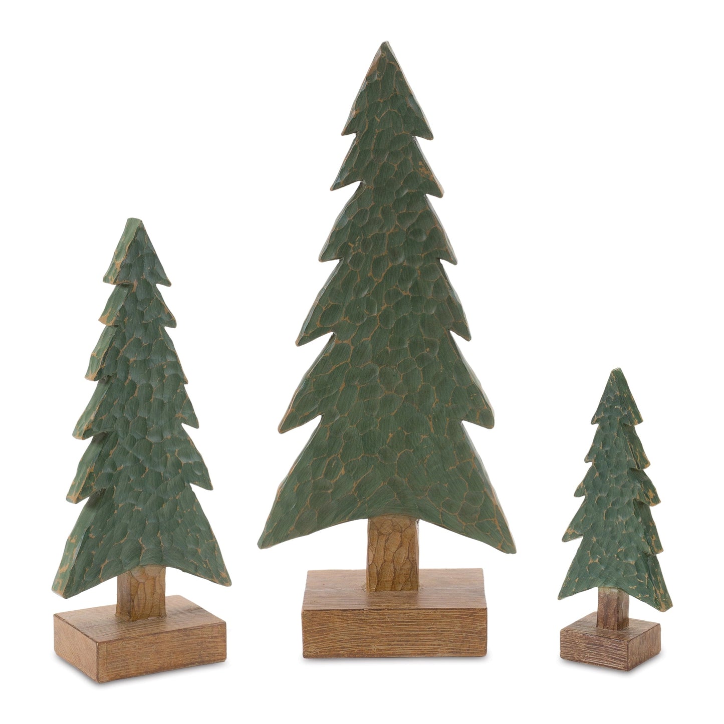 Tabletop Pine Tree, Set of 3