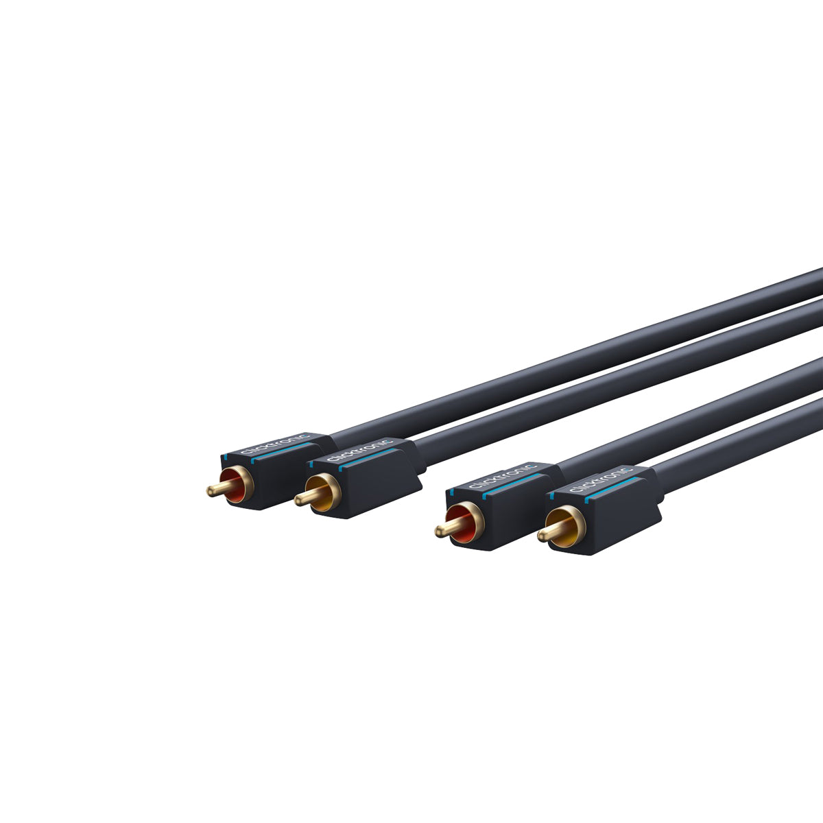 Clicktronic Stereo RCA Male to Male (st. Audio) 2m