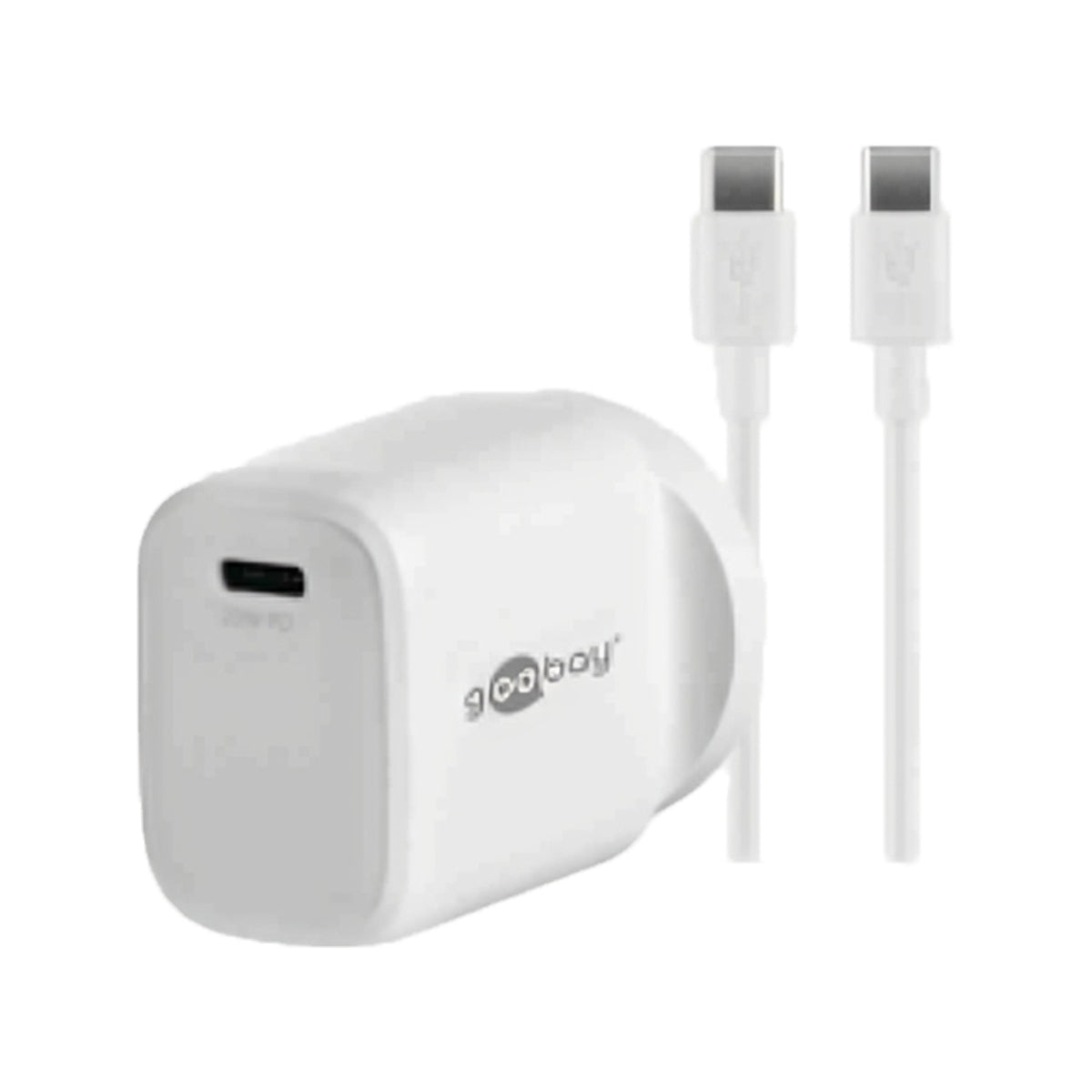 Goobay Wall Charger ANZ 20W USB-C PD + USB-C to USB-C - W