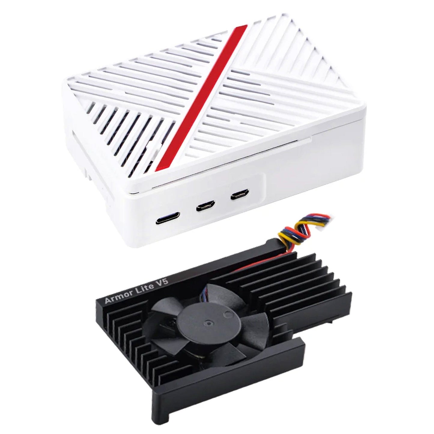 ABS Fan Case for Raspberry Pi 5
