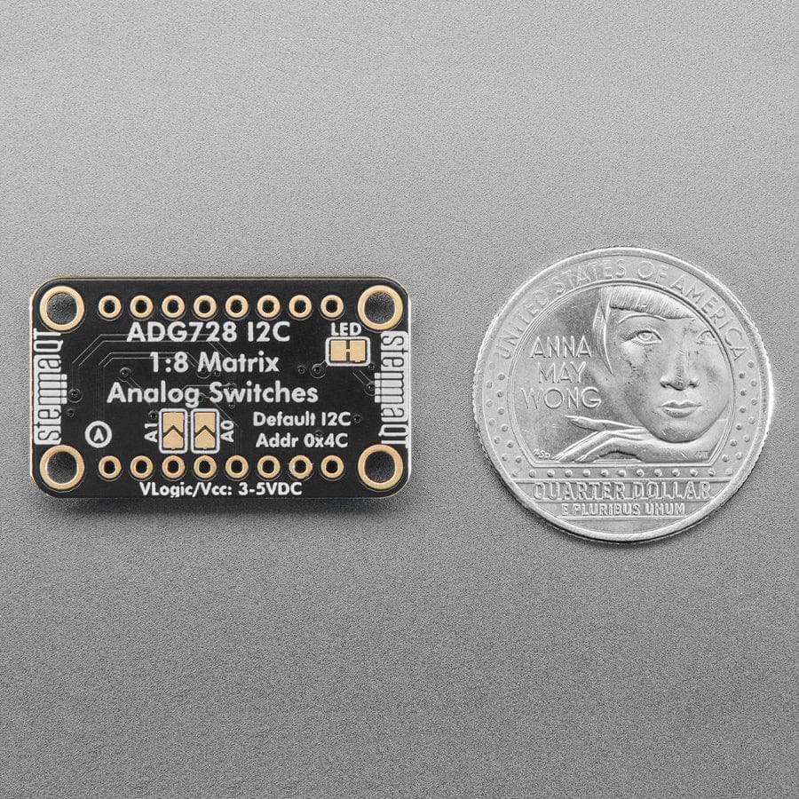 Adafruit ADG728 1-to-8 Analogue Matrix Switch - Stemma QT