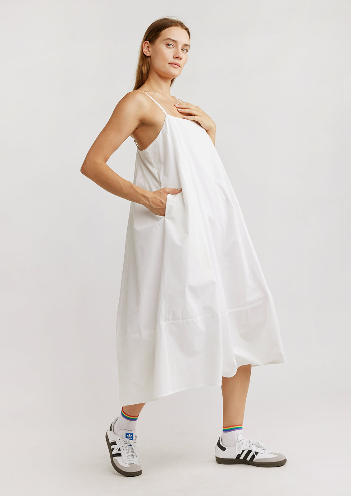 Akari Poplin Bubble Dress