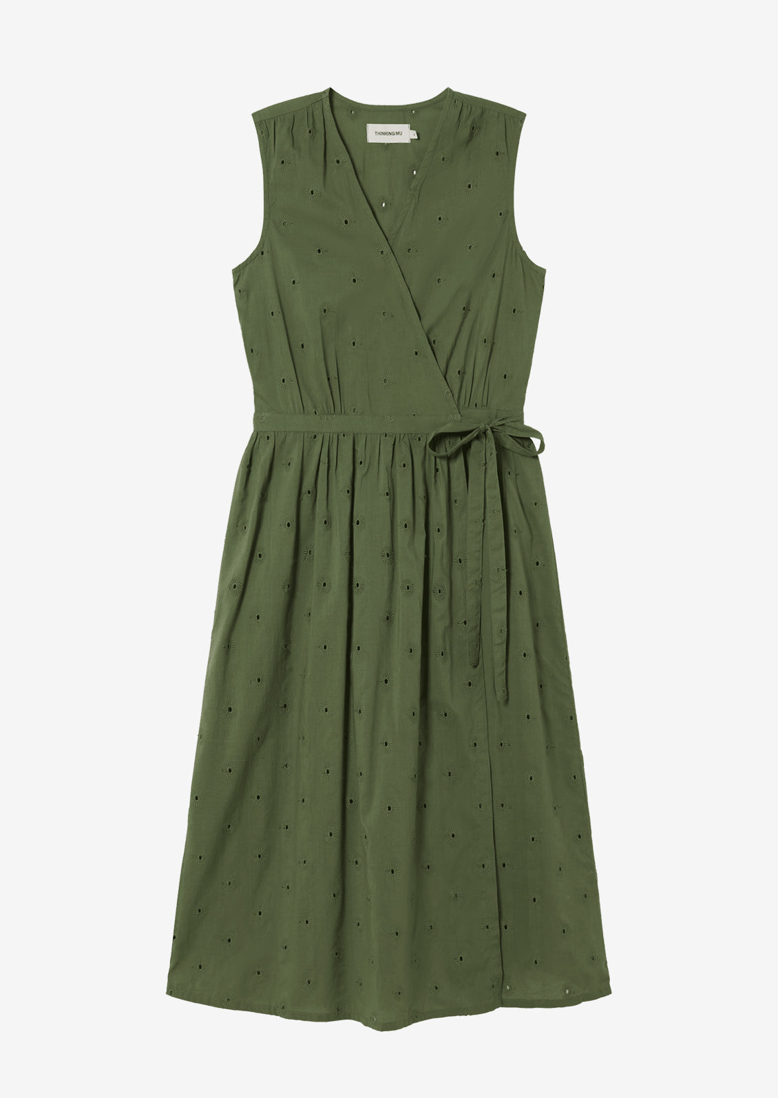 Amapola Dress in Green Cactus
