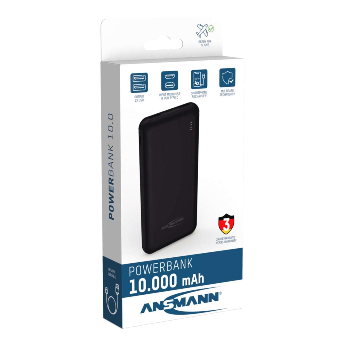 ANSMANN PB212 10,000mAh Power Bank