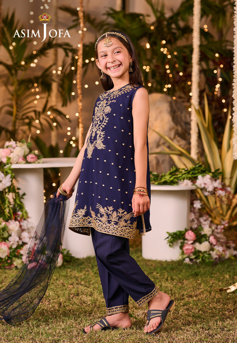 AJLK-03 EMBROIDERED POLY CHIFFON 3 PCS