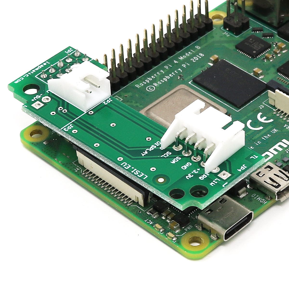 Auto-Fan Control & Crypto Module for Raspberry Pi (with I2C + 3.3V pins)