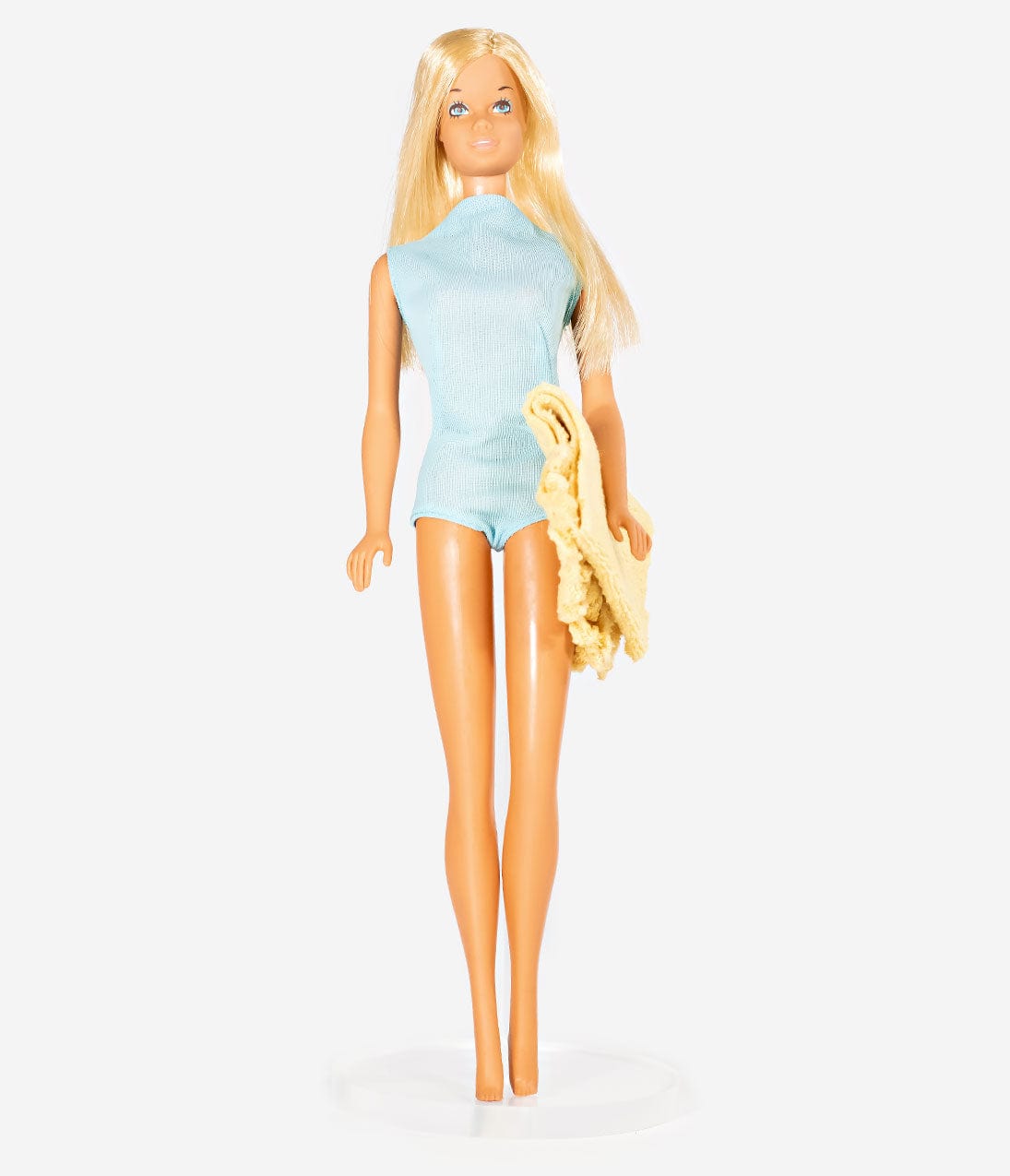 Barbie x Unique Vintage Light Blue Malibu Barbie Swimsuit