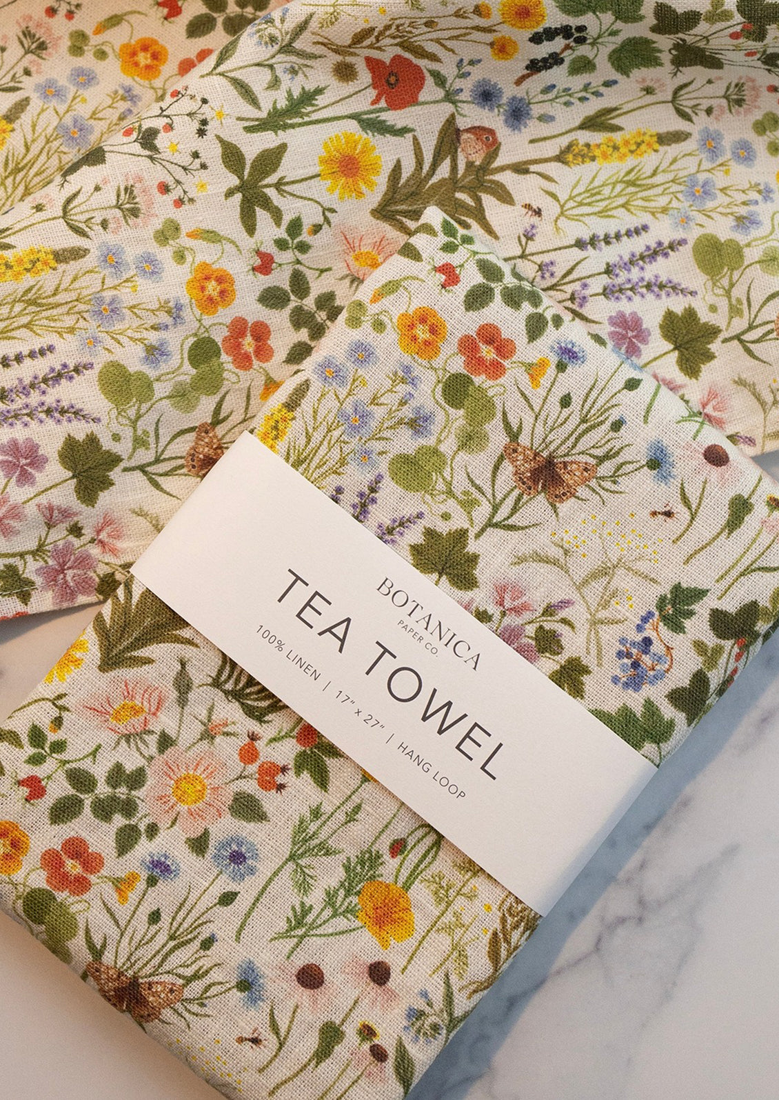 Jardin Linen Tea Towel