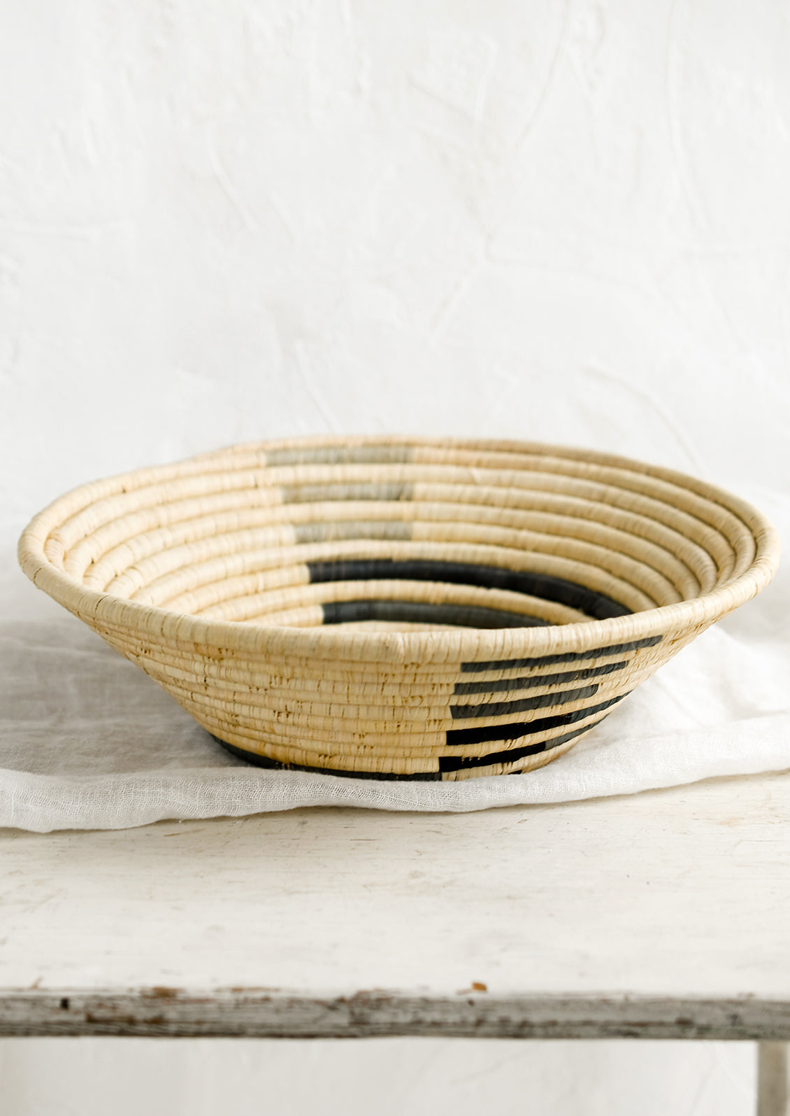 Beam Raffia Bowl