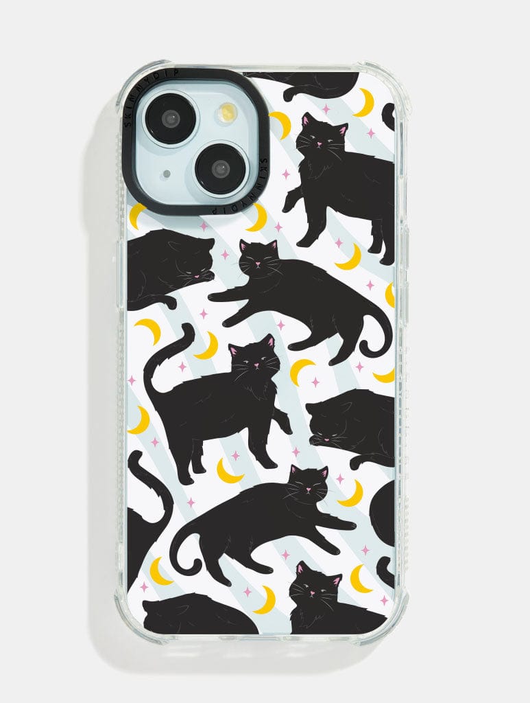 Black Cat Shock iPhone Case