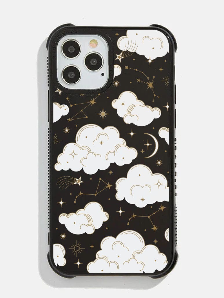 Black Celestial Cloud Shock iPhone Case