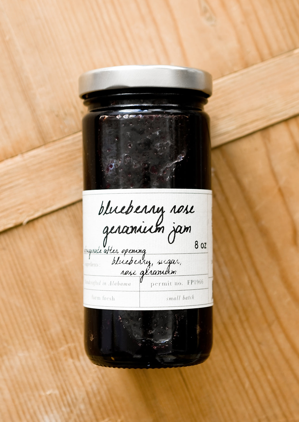 Blueberry Rose Geranium Jelly