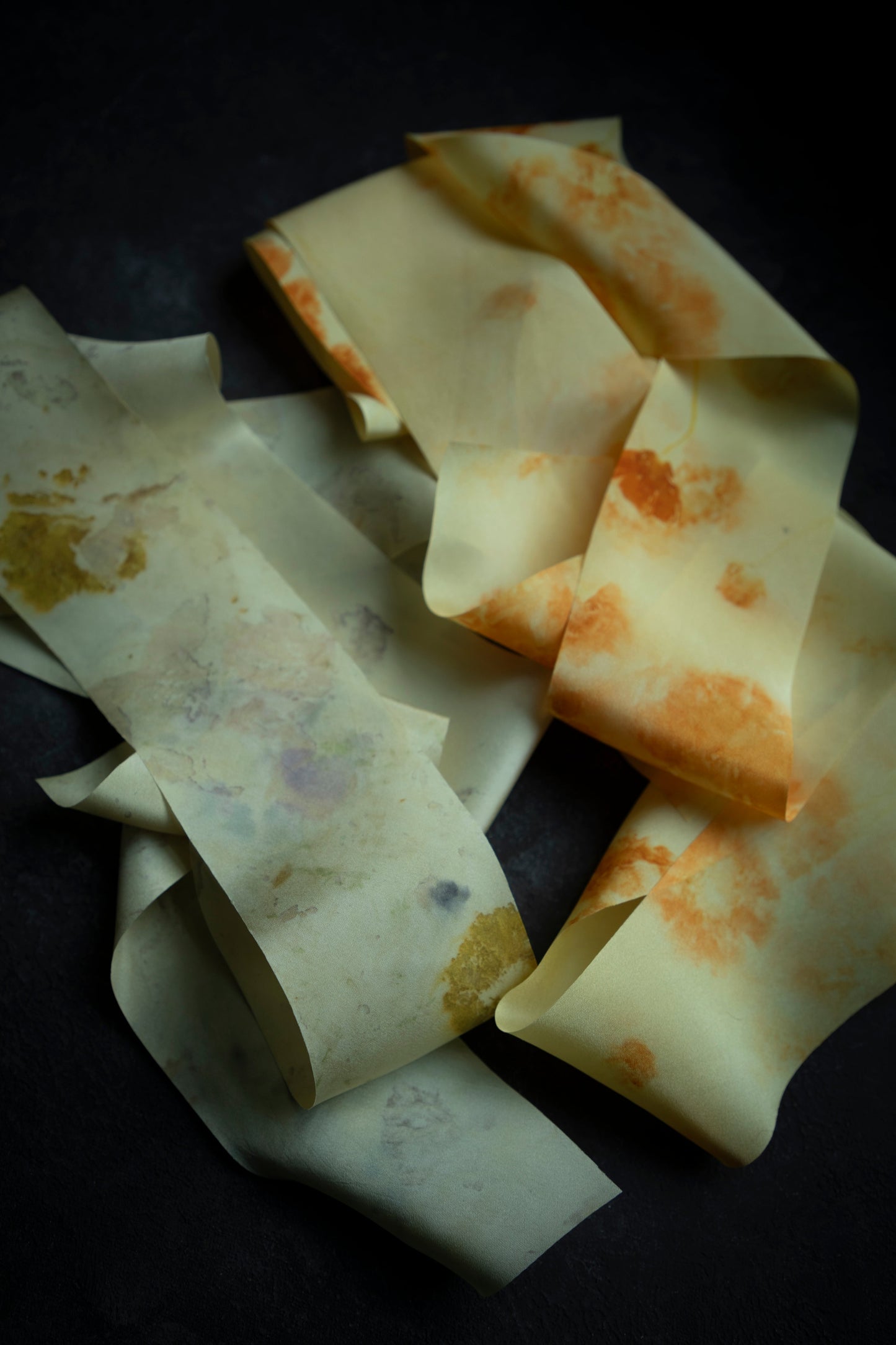 LIMITED EDITION | Original Eco-Print Silk Ribbon Sampler No. 118 + 119