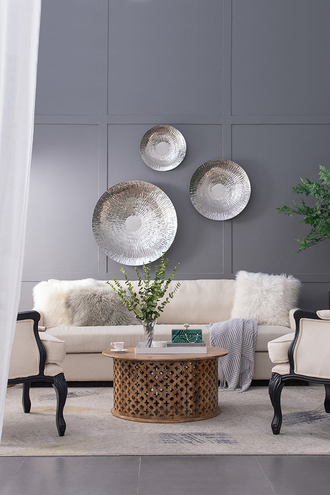 3-Piece Wall Art with Stainless Steel Frame